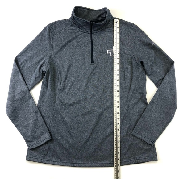 The North Face women’s quarter zip charcoal pullover XL - Picture 7 of 9